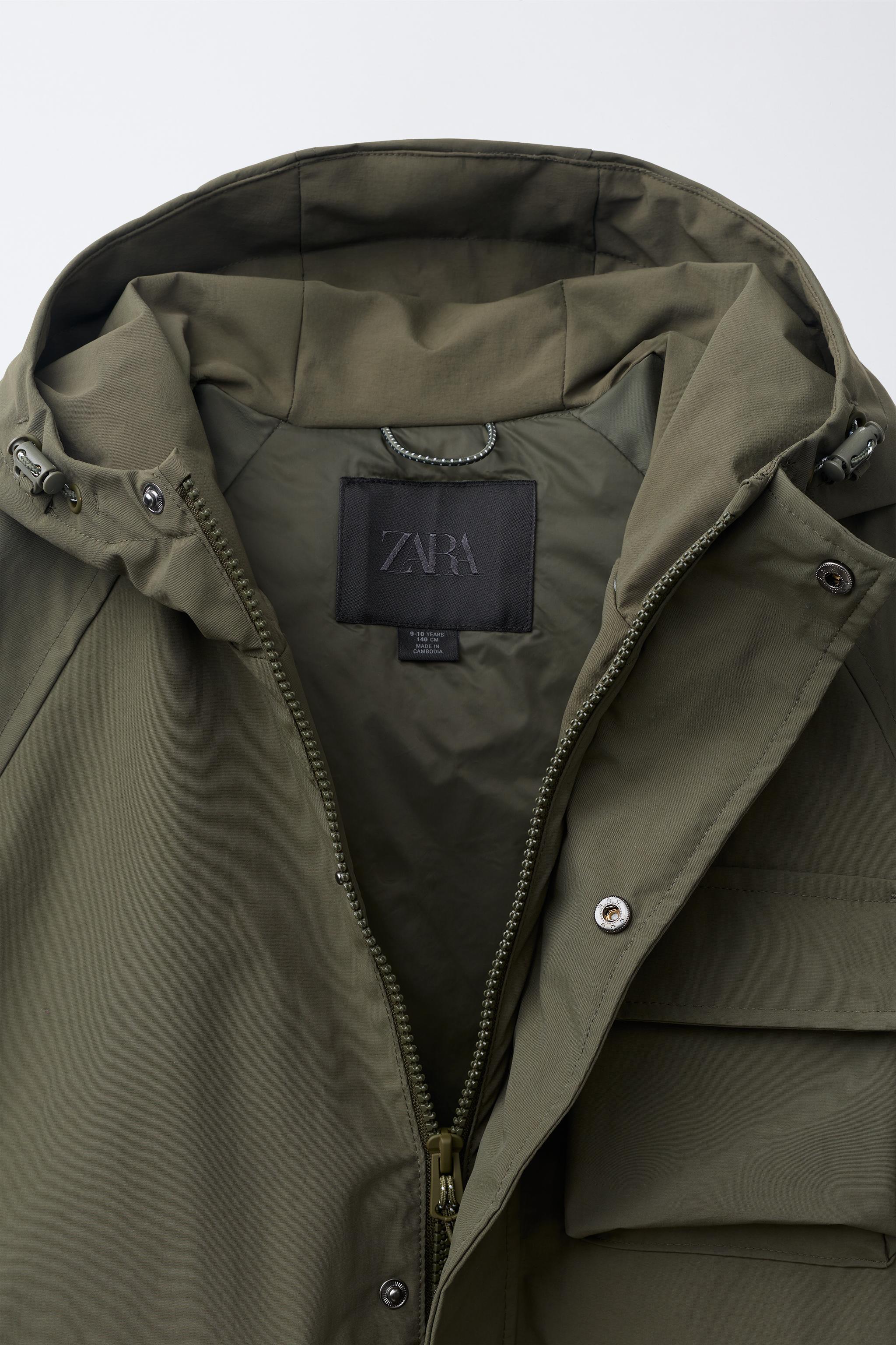 WATER-REPELLENT HOODIE PARKA